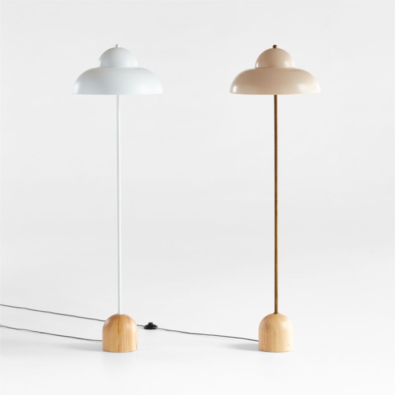 Eloise White Wood and Metal Kids Floor Lamp - image 9 of 16