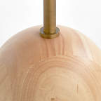 View Eloise Pink Wood and Metal Floor Lamp - image 9 of 10