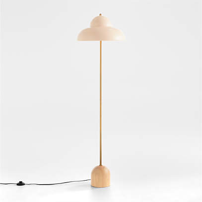 Eloise Wood And Metal Floor Lamp, Baby Girl Floor Lamp