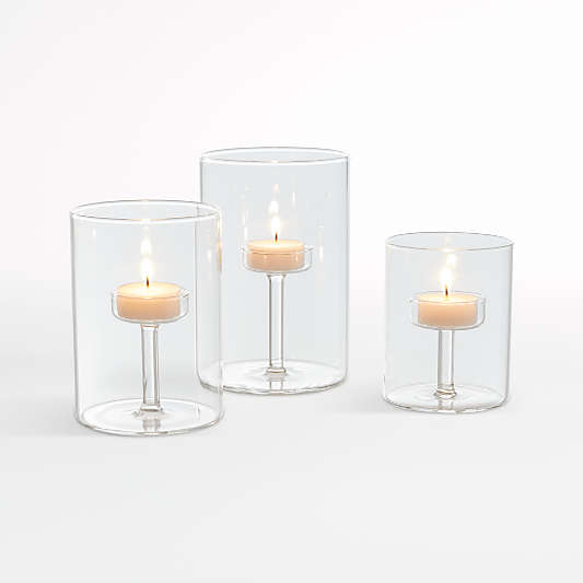 Elsa Glass Tealight Candle Holders