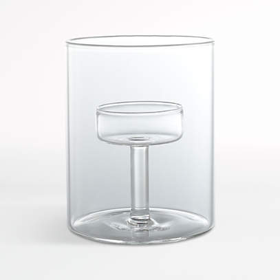 Elsa Medium Glass Tealight Candle Holder + Reviews