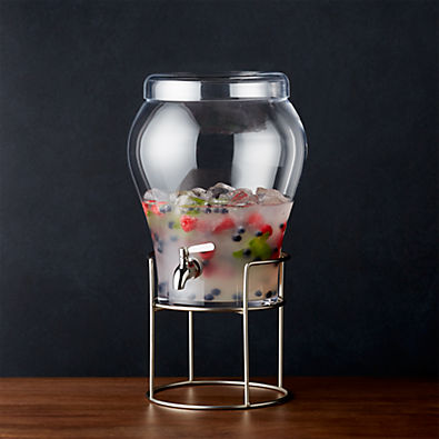 View Elsey 3-Gallon Drink Dispenser with Silver Stand details