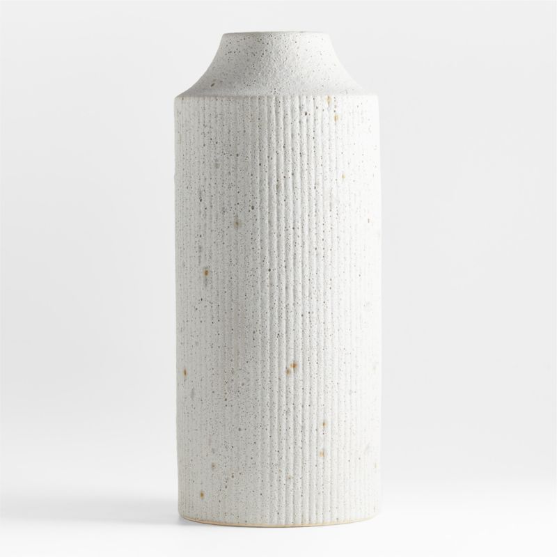 Ema Extra-Large White Ceramic Floor Vase 24" - image 9 of 11