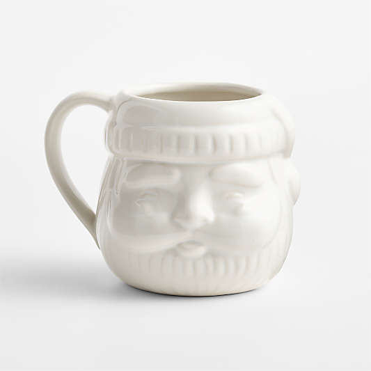 Embossed Santa Ceramic 17-oz. Mug