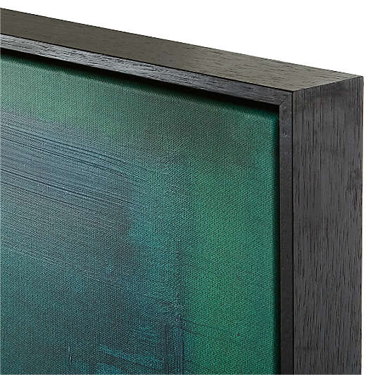 "Emerald" by Susan Stone Reproduction Abstract 38"x74" Framed Wall Art Print