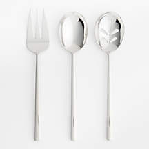 Emerge Mirror 3-Piece Serving Set | Crate & Barrel