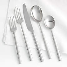 Emerge Mirror 20-Piece Flatware Set + Reviews | Crate & Barrel