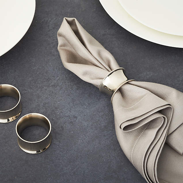 Marble Napkin Ring + Reviews Crate & Barrel