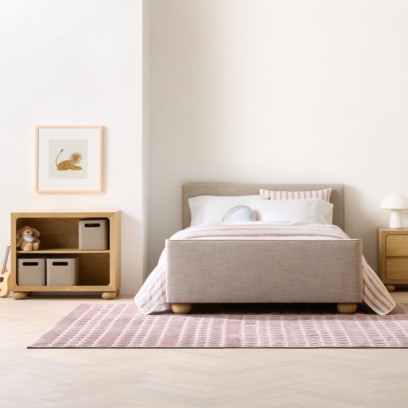 Emery 36" Natural Oak Wood 2-Shelf Kids Bookcase - image 4 of 8