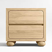 Canyon Natural Wood 2-Drawer Kids Nightstand by Leanne Ford
