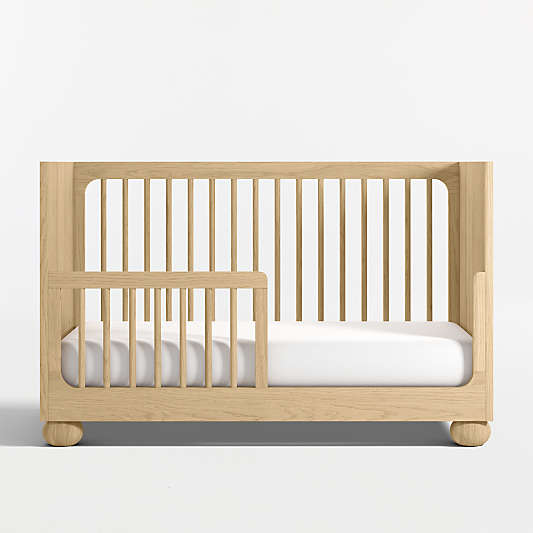 Emery Natural Oak Wood Toddler Bed Rail