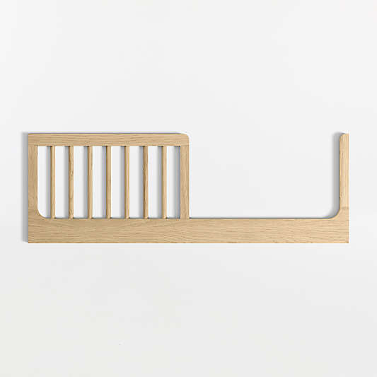 Emery Natural Oak Wood Toddler Bed Rail