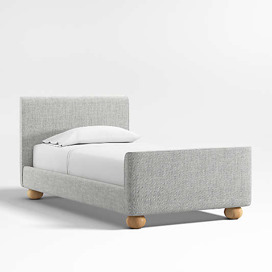 Emery Carbon Upholstered Kids Bed