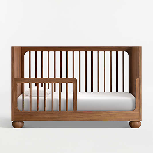 Emery Walnut Wood Toddler Bed Rail