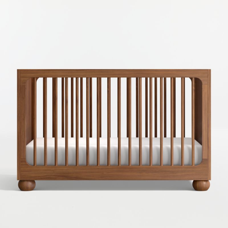 Emery Walnut Wood Convertible Crib - image 2 of 6