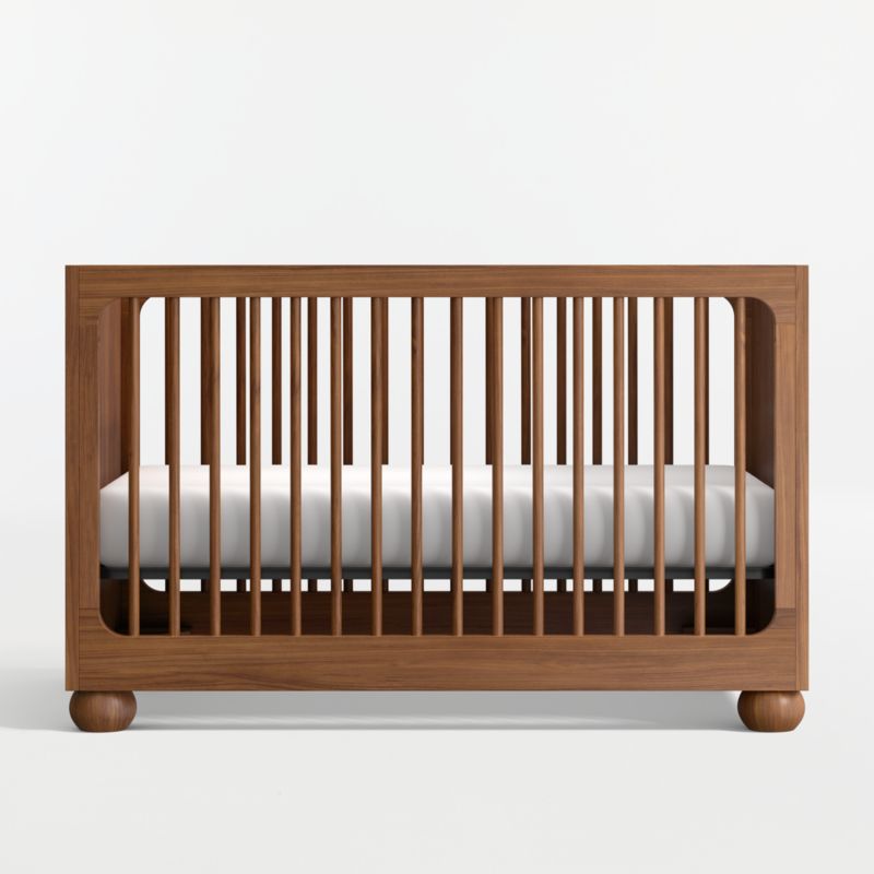 Emery Walnut Wood Convertible Crib - image 3 of 6