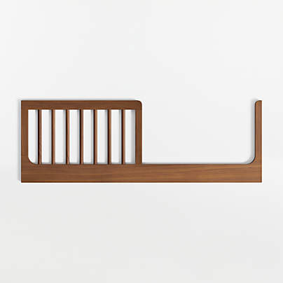 Emery Walnut Wood Toddler Bed Rail
