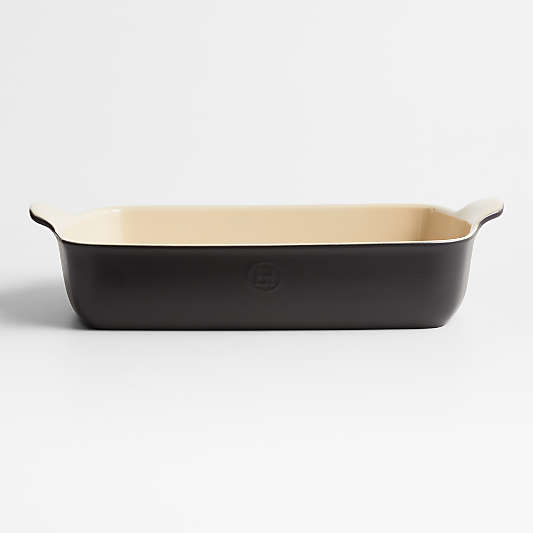 Emile Henry 9"x13" Matte Black Ceramic Baking Dish