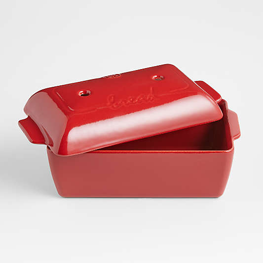 Emile Henry Red Bread Loaf Baker with Lid