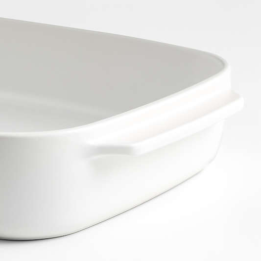 Emile Henry x Crate & Barrel 9"x13" Cream Ceramic Baking Dish