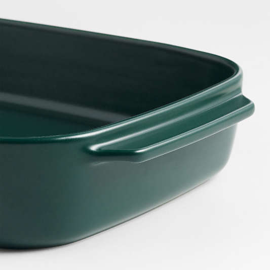 Emile Henry x Crate & Barrel 9"x13" Green Ceramic Baking Dish