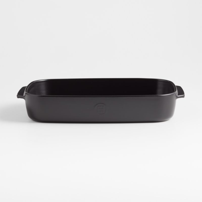 Emile Henry x Crate & Barrel 9"x13" Black Ceramic Baking Dish + Reviews