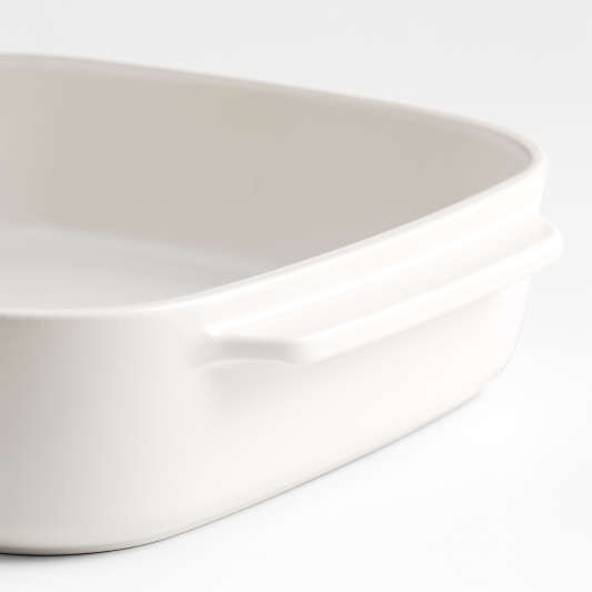 Emile Henry x Crate & Barrel 9"x9" Cream Ceramic Baking Dish