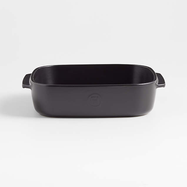 Emile Henry x Crate & Barrel Green Ceramic Pie Dish + Reviews Crate