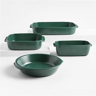 Emile Henry x Crate & Barrel 9x13 Green Ceramic Baking Dish