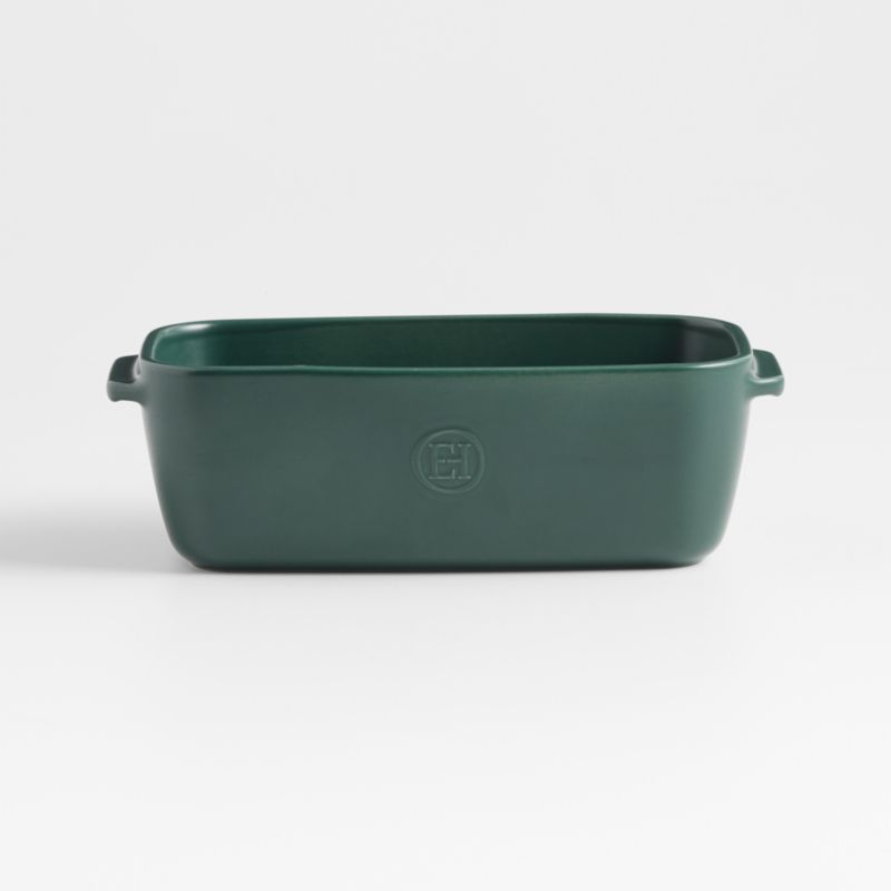 Emile Henry x Crate & Barrel Green Ceramic Loaf Pan - image 0 of 4