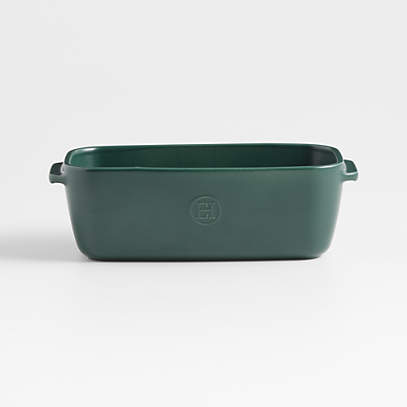 Emile Henry x Crate & Barrel Green Ceramic Loaf Pan + Reviews