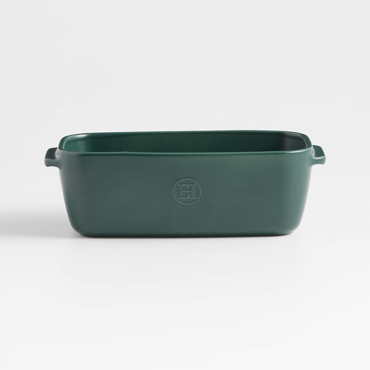 Emile Henry x Crate & Barrel 2-Piece Green Ceramic Baking Dish Set