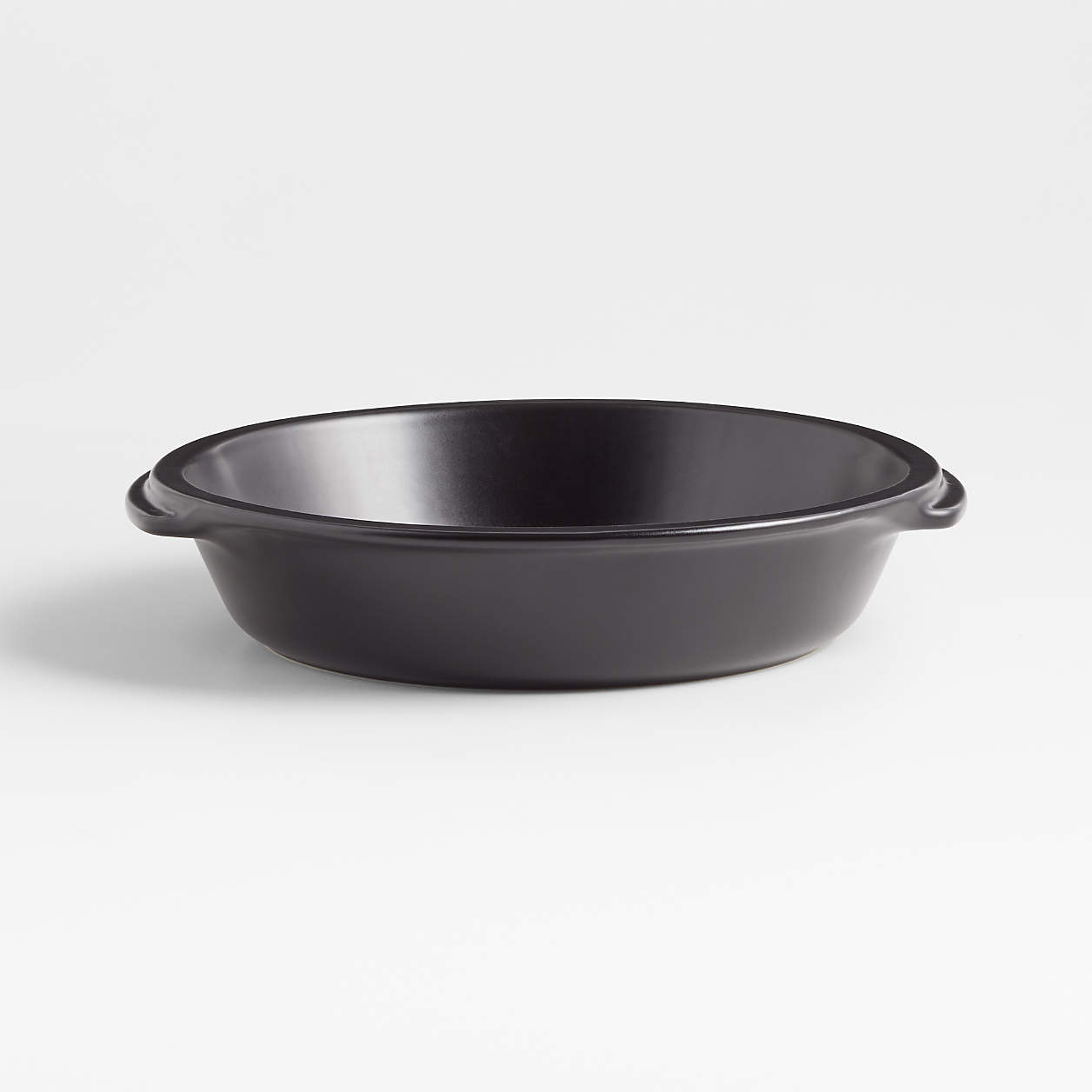 Emile Henry x Crate & Barrel Black Ceramic Pie Dish + Reviews Crate