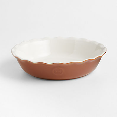 View Emile Henry Brown Sugar Ceramic Pie Dish details