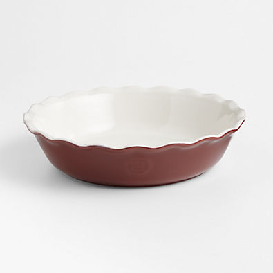 View Emile Henry Fired Brick Ceramic Pie Dish details
