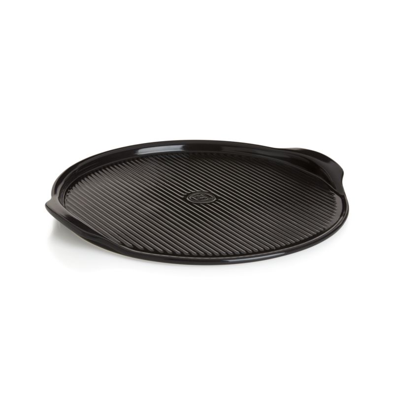 Emile Henry Black Ribbed Pizza Stone - image 3 of 3