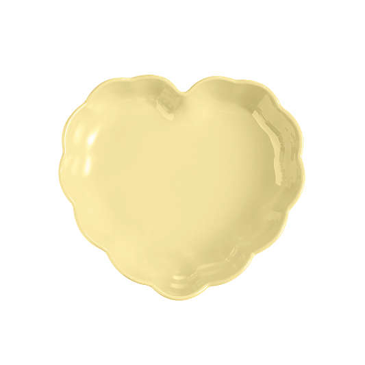 Emile Henry Vanilla Madeleine Heart Baking Dish