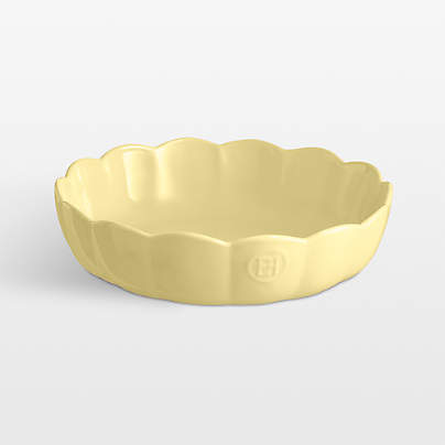 Emile Henry Vanilla Madeleine Round Baking Dish