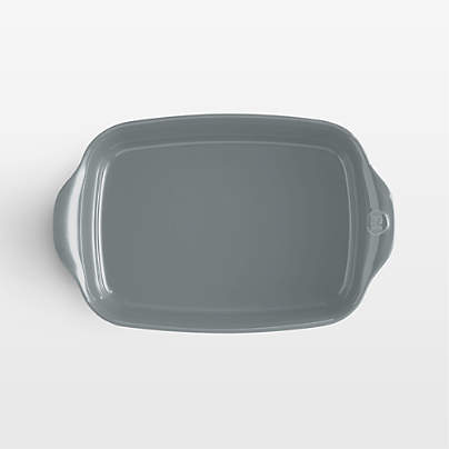 Emile Henry 1.75-Quart Fog Rectangular Stoneware Baker