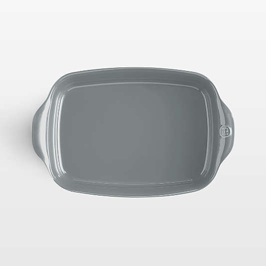 Emile Henry 3.1-Quart Fog Rectangular Stoneware Baker