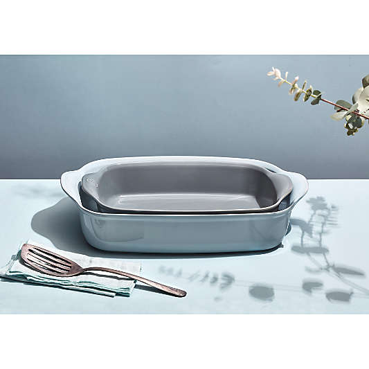 Emile Henry 1.75-Quart Fog Rectangular Stoneware Baker