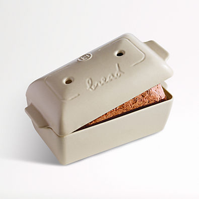 View Emile Henry Linen Bread Loaf Baker with Lid details