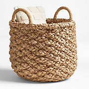 Montecito Large Round Chunky Woven Basket by Jake Arnold