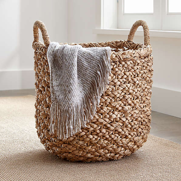 large toy basket with lid