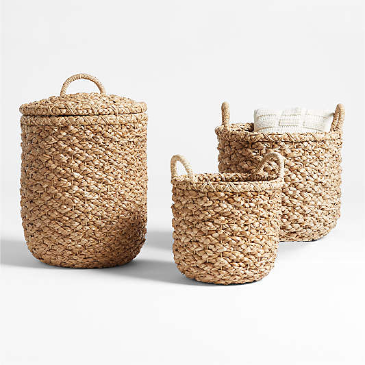 Baskets Wire, Woven, Wicker & Rattan Crate & Barrel Canada
