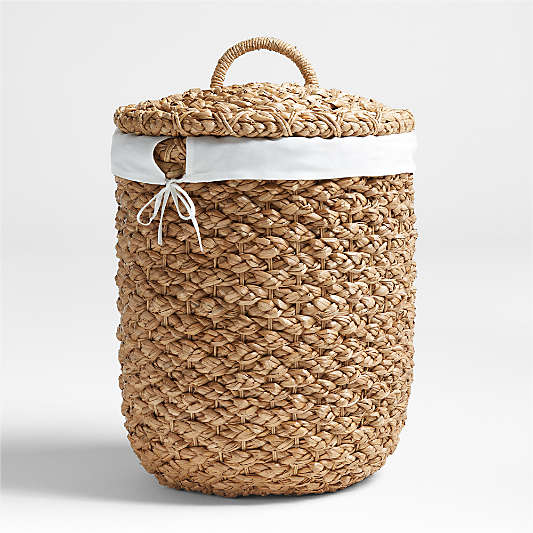 Emyln Woven Hamper with Lid