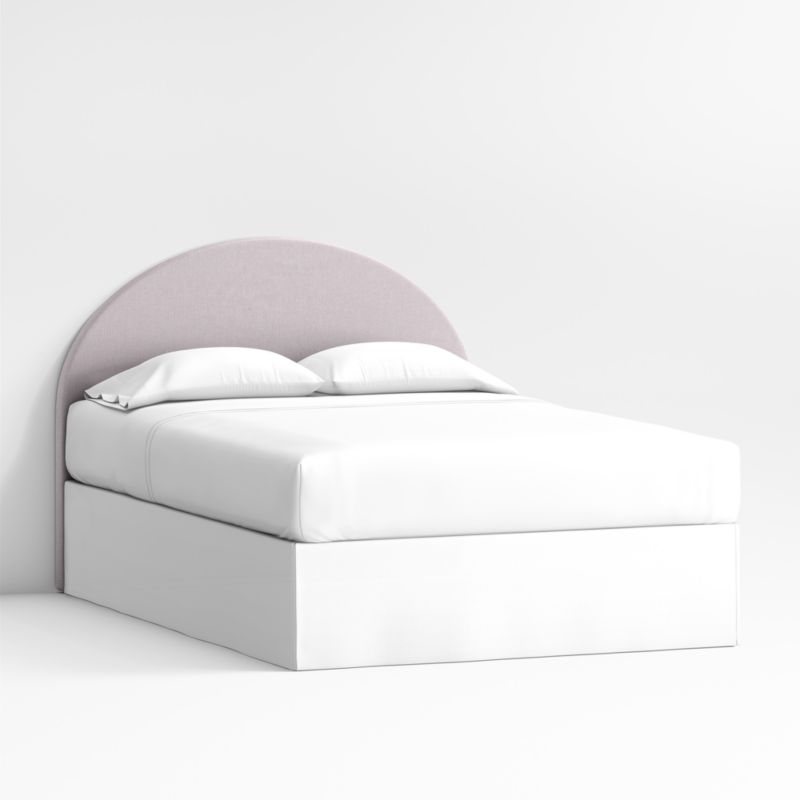 Emma Lilac Upholstered Arched Kids Full Headboard - image 0 of 4