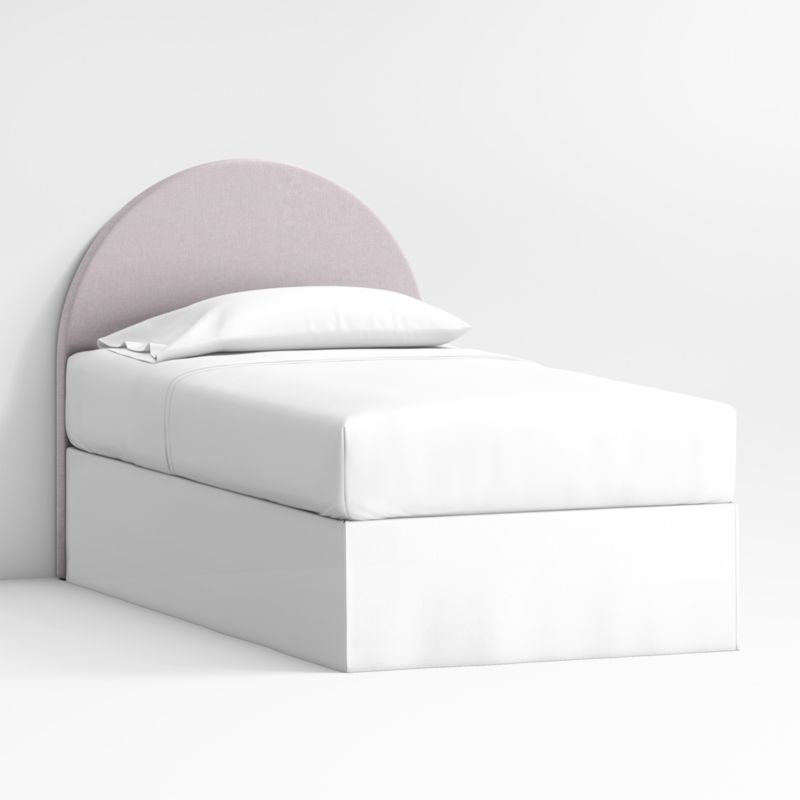 Emma Lilac Upholstered Arched Kids Twin Headboard - image 0 of 3