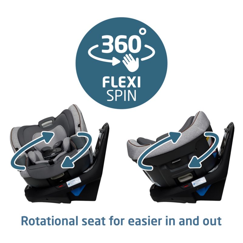 Maxi-Cosi ® Emme 360 ™ Rotating All-in-One Urban Wonder Grey Convertible Baby Car Seat - image 6 of 9