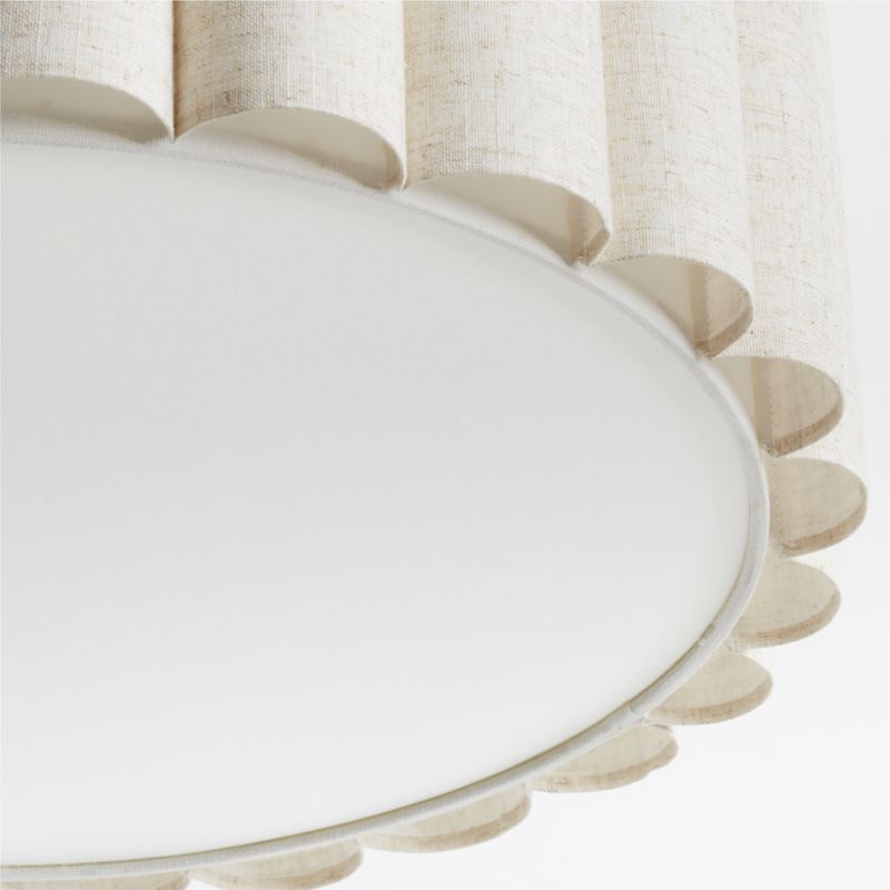 Emme Pleated Linen 23" Kids Pendant Ceiling Light - image 15 of 21